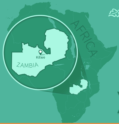 Kitwe is a Zambian mining town home to more than 500,000 people.